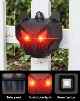 PEXPEL no traps or chemicals for humane nocturnal animal deterrence