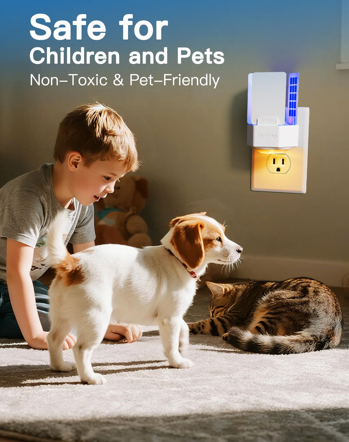 Pexpel plug-in design offers quick, easy pest management.