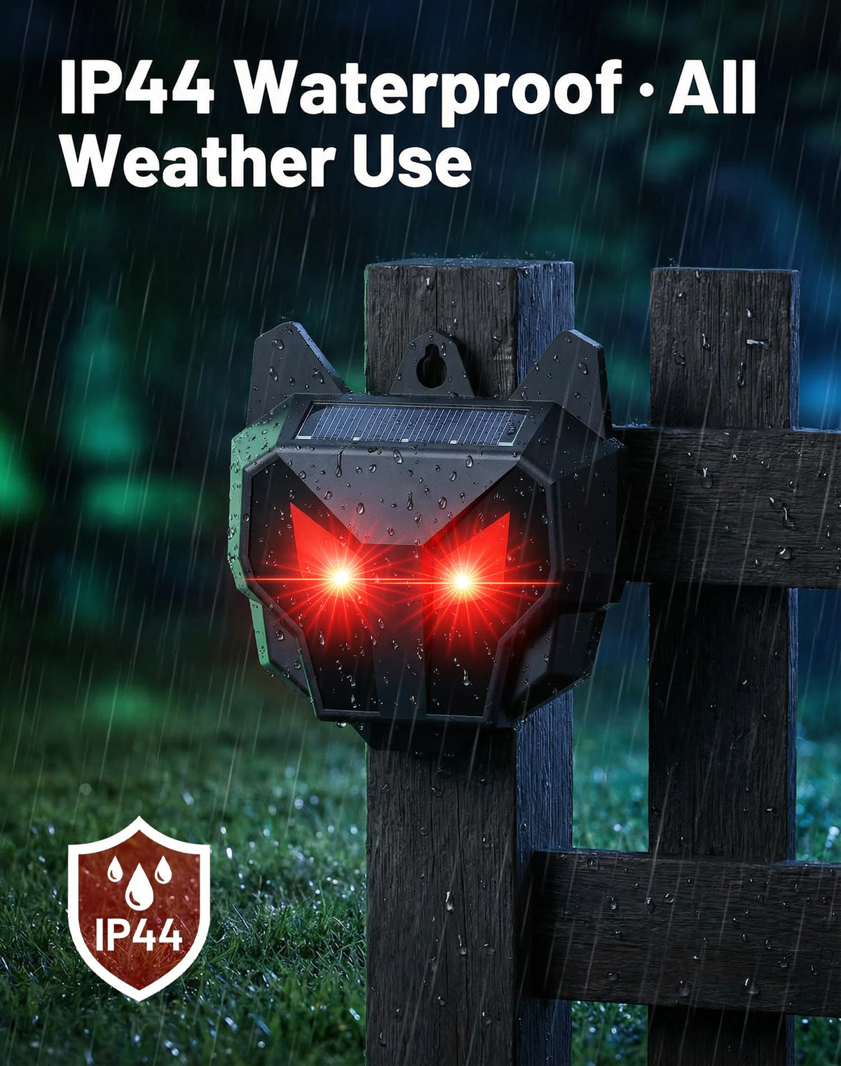 PEXPEL waterproof predator lights resist rain and snow for long-term outdoor use