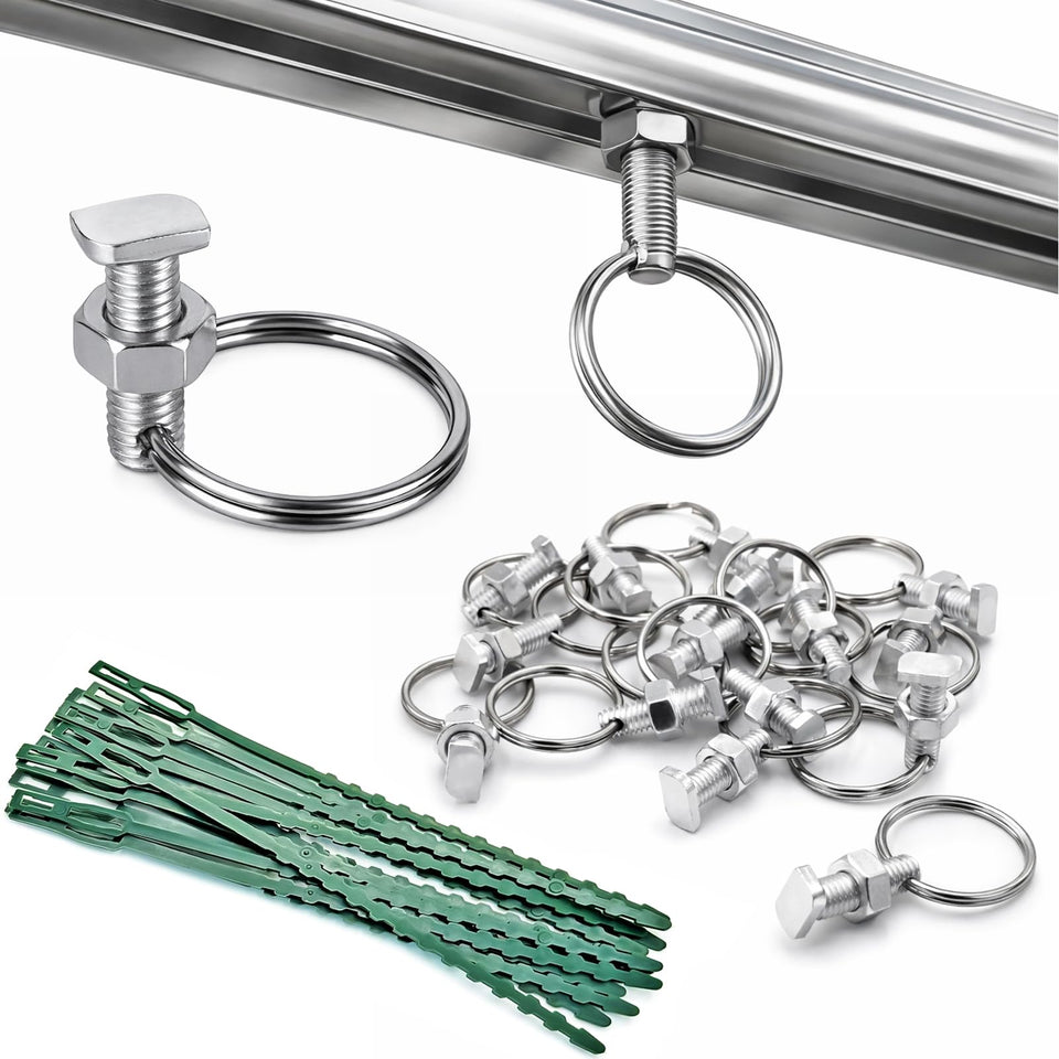 Pextian greenhouse bolts and nuts assembly view for quick channel fit