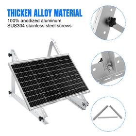 PFCTART aluminum rails provide durable mounting for 100-500W panels on balconies.