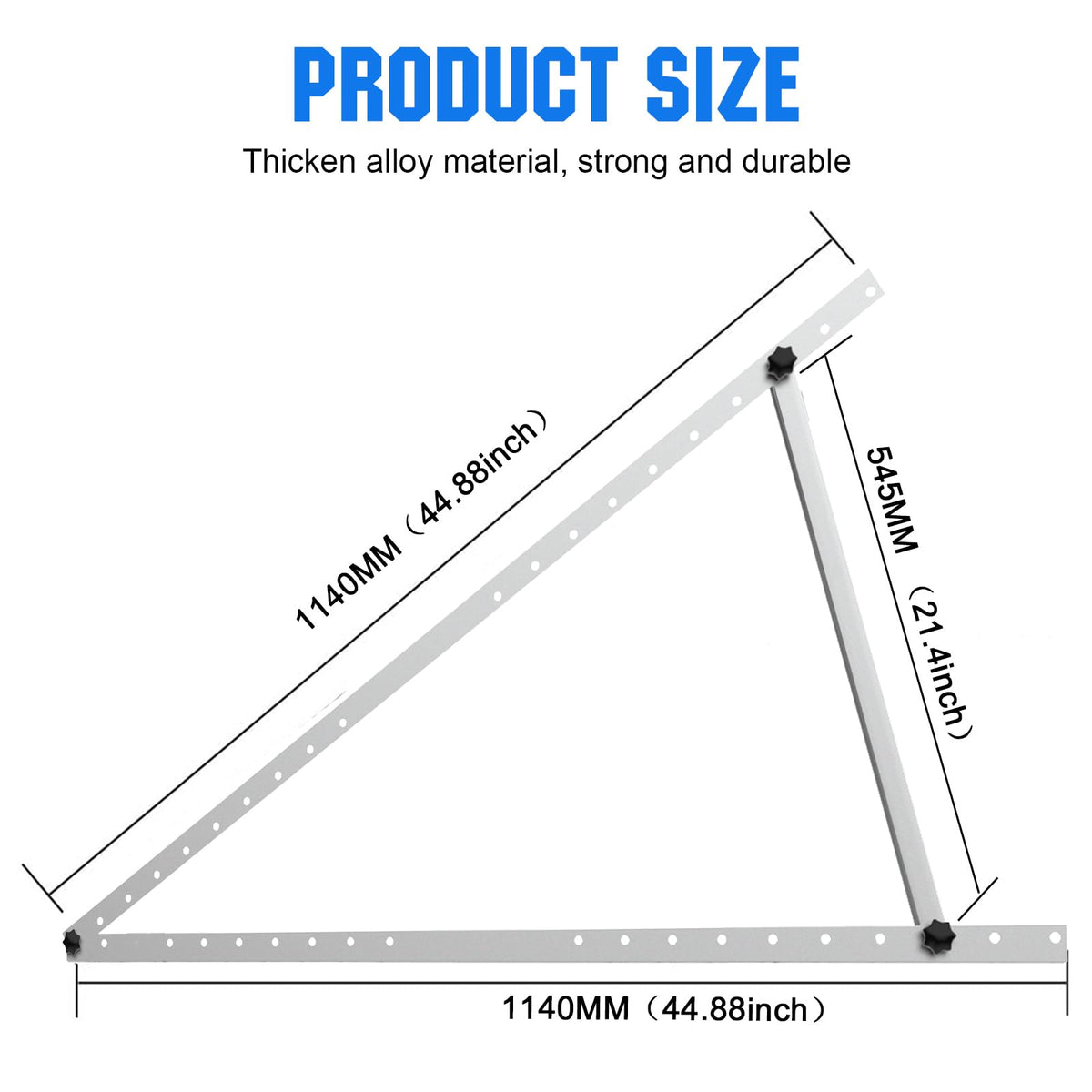 PFCTART tilt adjustable brackets with foldable legs for easy, tool-free angle setup.