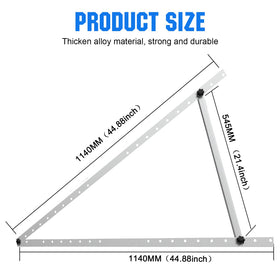 PFCTART tilt adjustable brackets with foldable legs for easy, tool-free angle setup.