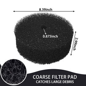 Pftjujudan Aquanique replacement pads pack with coarse and fine pads