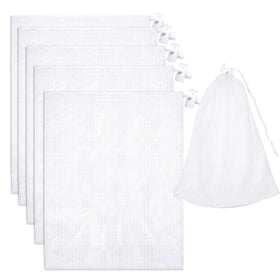 Pftjujudan fine mesh bag 24x16 traps tiny debris for clearer water