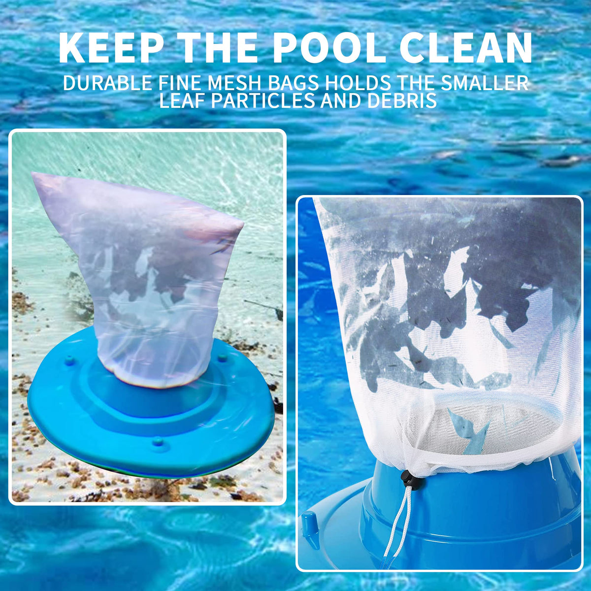 Pftjujudan wide applicability fits skimmers, baggers, and more