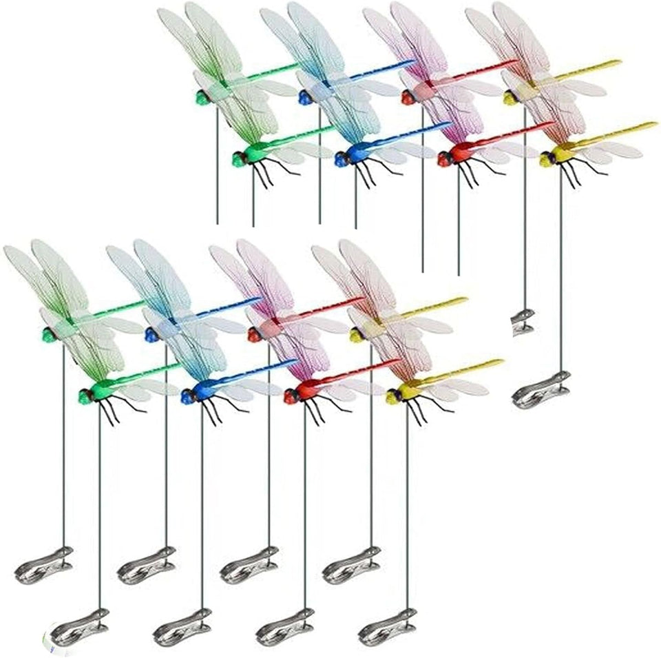 PGAXM Dragonfly Clip wings for easy pot-edge attachment and lively garden accents.