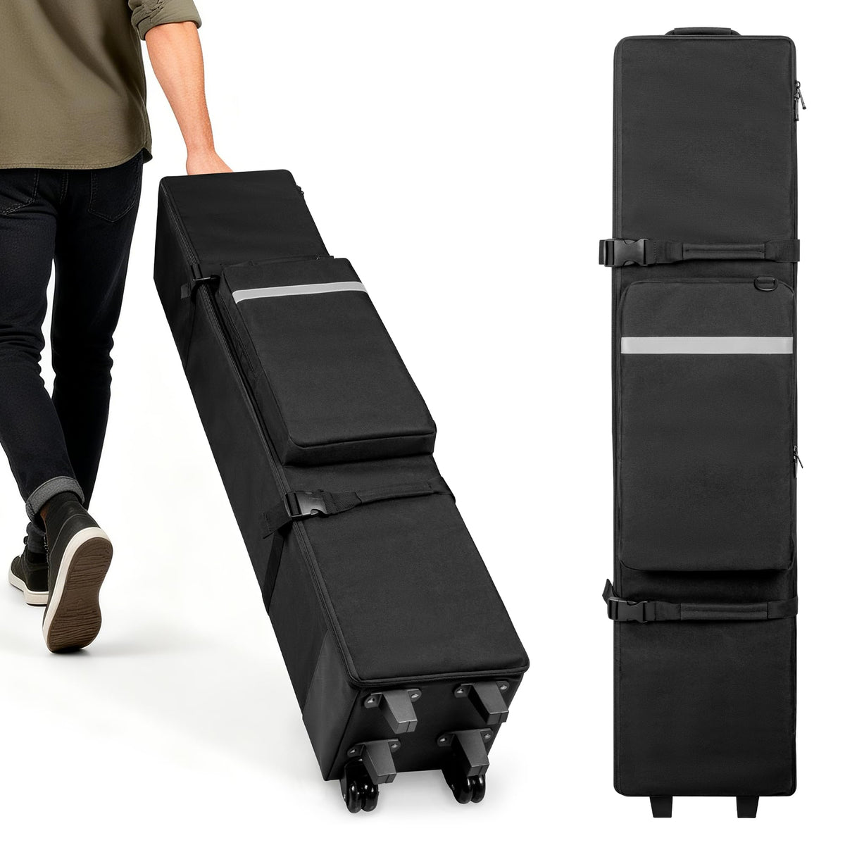 PGmoon canopy bag side view showing rugged 600D fabric for durable outdoor use.
