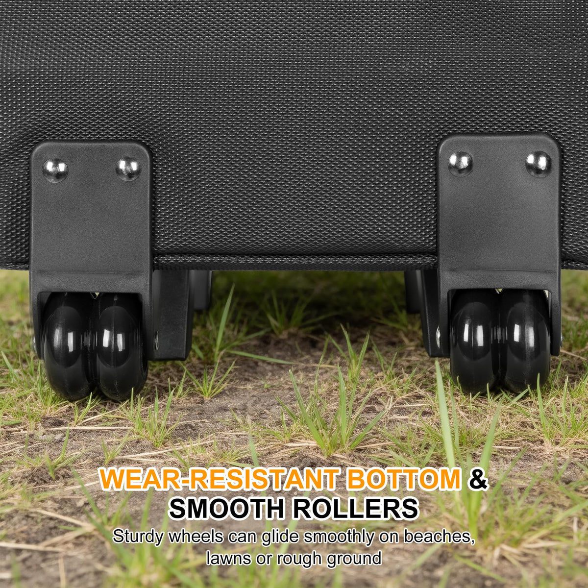 PGmoon canopy bag front pocket stores stakes and repair kits for quick access.