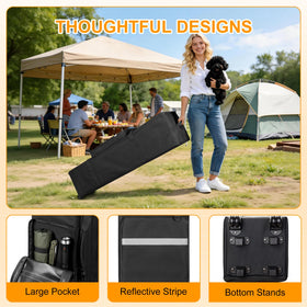 PGmoon canopy bag reinforced stitching highlights long-lasting durability.