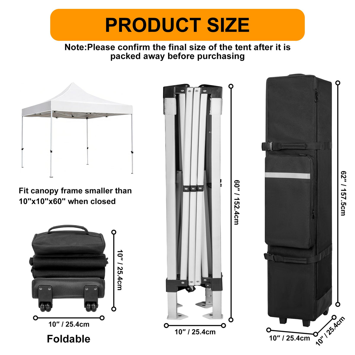 PGmoon canopy bag with wheels for easy transport on sand, grass, and uneven surfaces.