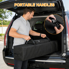 PGmoon canopy bag wide-opening zipper enables quick packing and unpacking.
