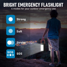 PGYOB LED flashlight with four modes for camping and emergencies