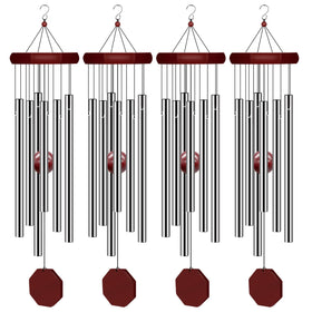 Pgzsy memorial wind chimes with 6 tuned tubes create a crisp outdoor soundscape.