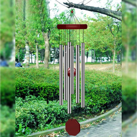 Pgzsy chimes blend with garden decor as a subtle home accent.