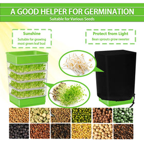 PHAIN easy-to-clean sprouting kit ideal for kitchen counters and windowsills.
