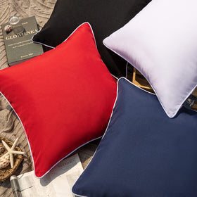 Phantoscope fade-resistant red pillow cover 18x18 for patio use.