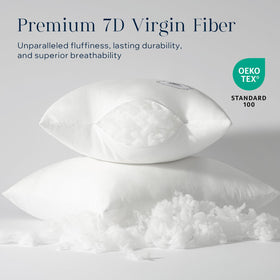 Phantoscope virgin fiber fill closeup delivers soft cloudlike support that resists flattening