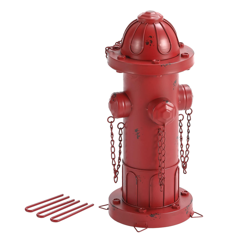 Phaxth dog fire hydrant pee post outdoors — training aid and yard decor.