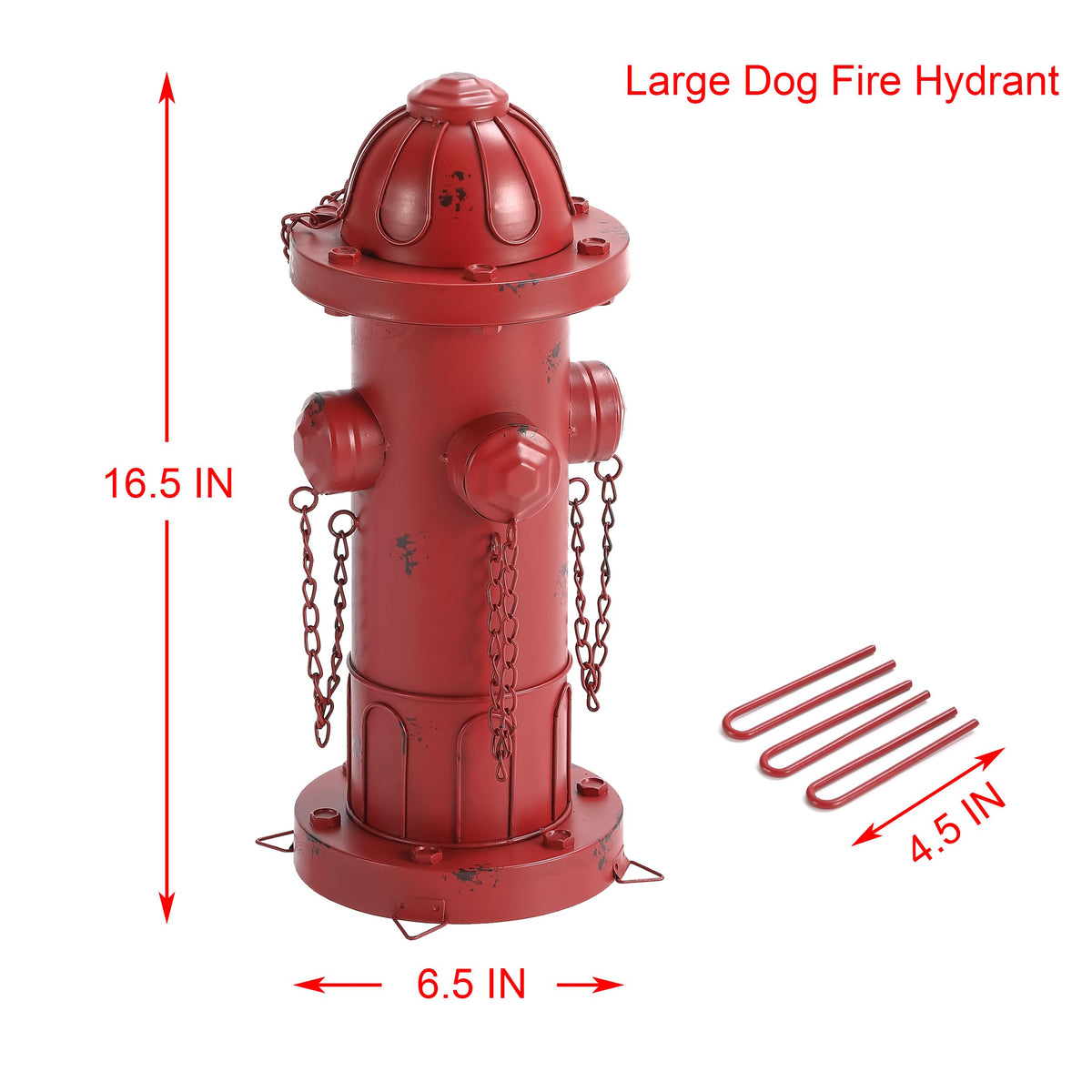 Phaxth vintage fire hydrant makes a thoughtful garden gift idea.