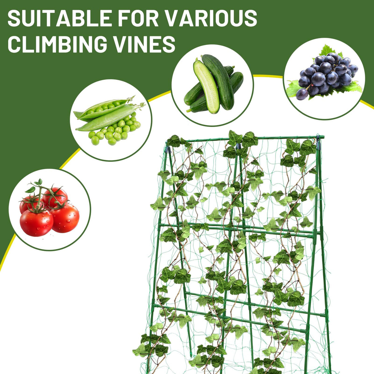 PHENEAHILL foldable trellis for compact balcony storage