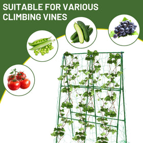 PHENEAHILL foldable trellis for compact balcony storage