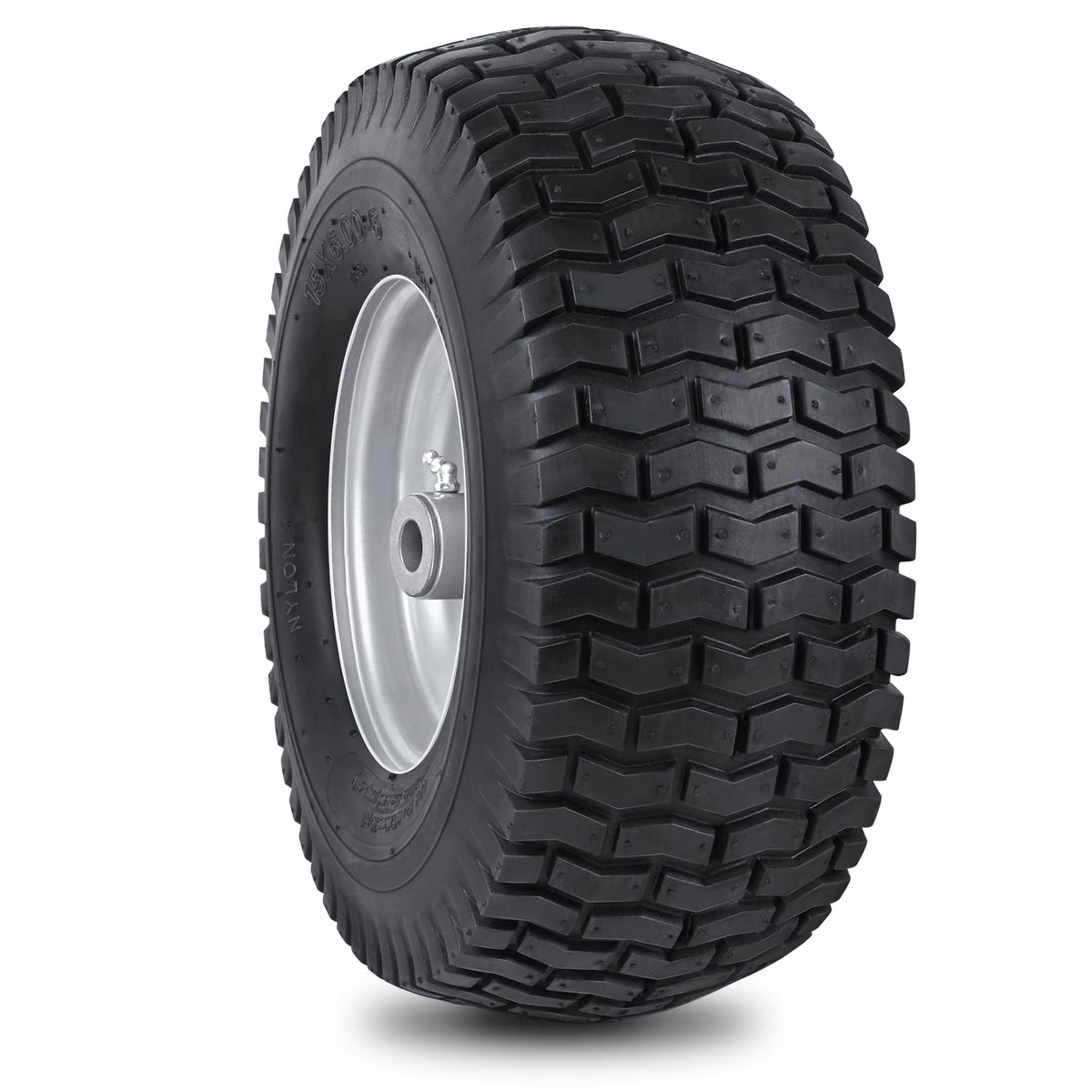 Phepetroll 15x6-00-6nhs front tire for riding mowers delivers sturdy front traction.