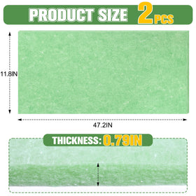 Phepetroll bottom pad for planter supports soil flow and reduces weight