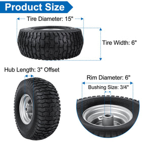 Phepetroll rim and tire assembly ready for quick installation on compatible machines.