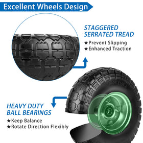 Phepetroll serrated tread closeup highlighting improved grip on wet and uneven surfaces