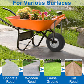 Phepetroll tread stripe design enhances grip and drainage on rough surfaces.