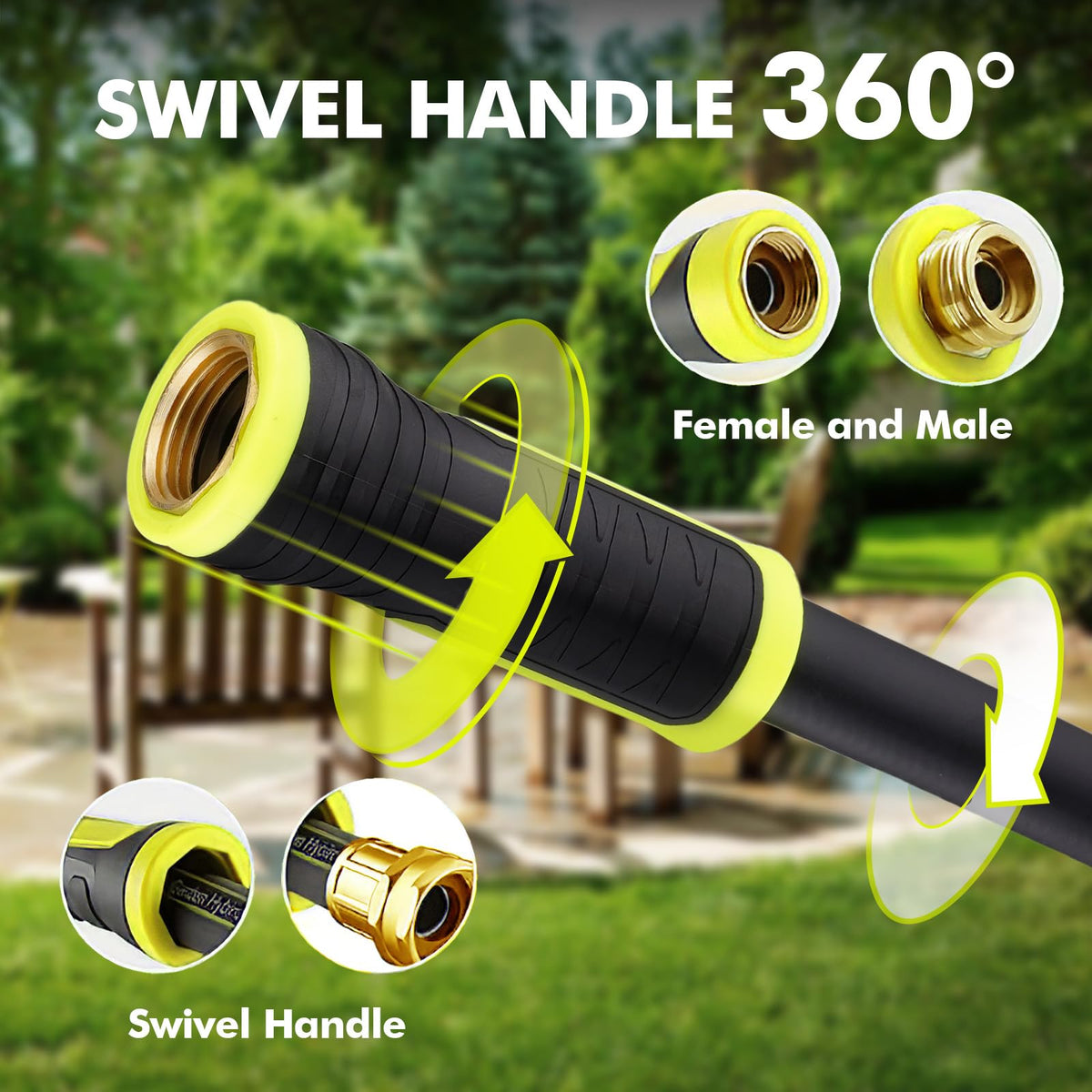PHLEX PRO kink-free flow supports uninterrupted watering