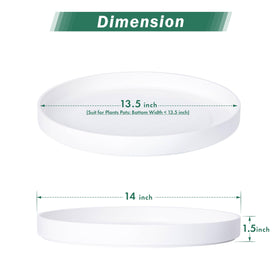 Phoenix Vine 14inch saucer bottom-watering setup supports hydration