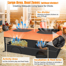 Phoncoo detachable floor allows quick, thorough cleaning.