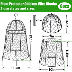 Phoncoo dome cloche provides lightweight seedling protection from animals