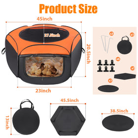 Phoncoo double-door brooder with mesh top for ventilation.