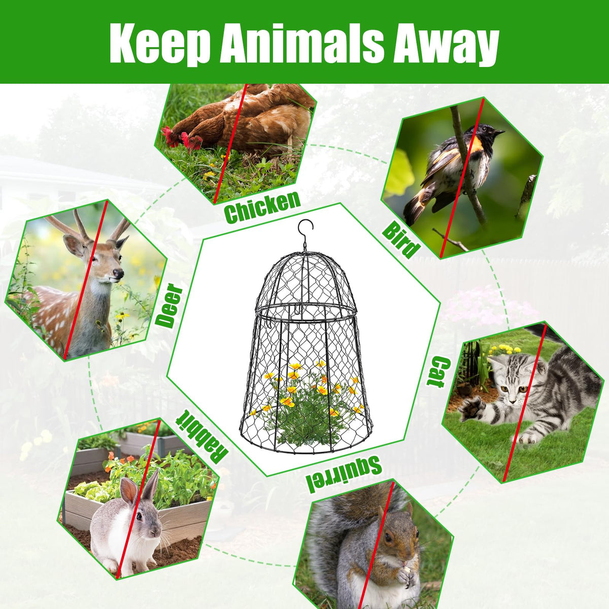 Phoncoo rust resistant paint keeps cloches durable outdoors