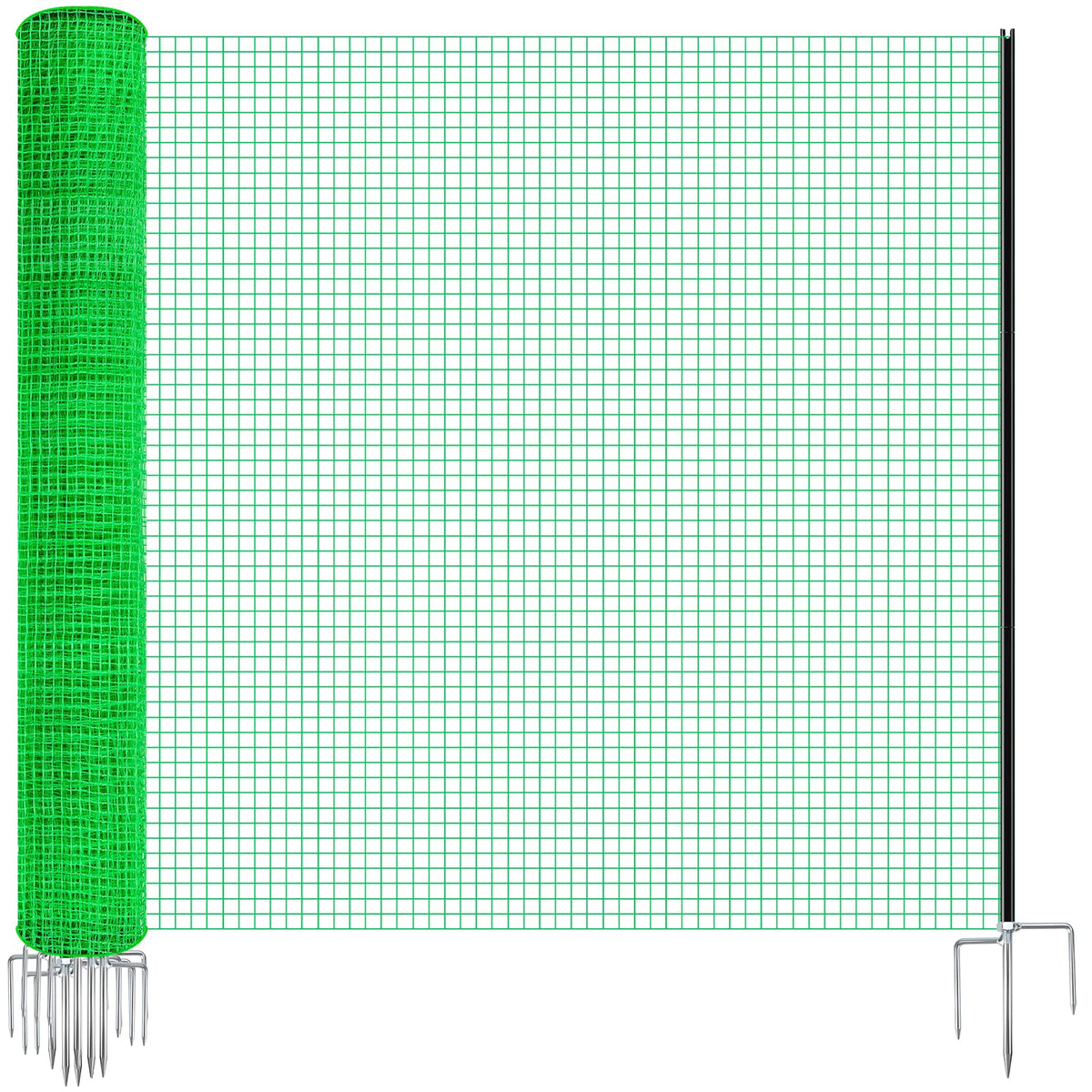 Phoncoo temporary fence setup shows quick, tool-free assembly for a safe outdoor space.