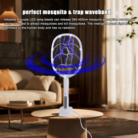 Phosooy 3-Pack electric fly swatter indoor outdoor use.