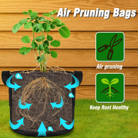 PHYEX double-stitched handles simplify moving heavy herbs.