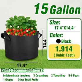 PHYEX heavy-duty bags with handles for easy relocation of large plants.