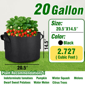 PHYEX heavy-duty fabric pots promote airflow and root health