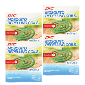 PIC Mosquito Repelling Coils on a stand for easy outdoor placement.