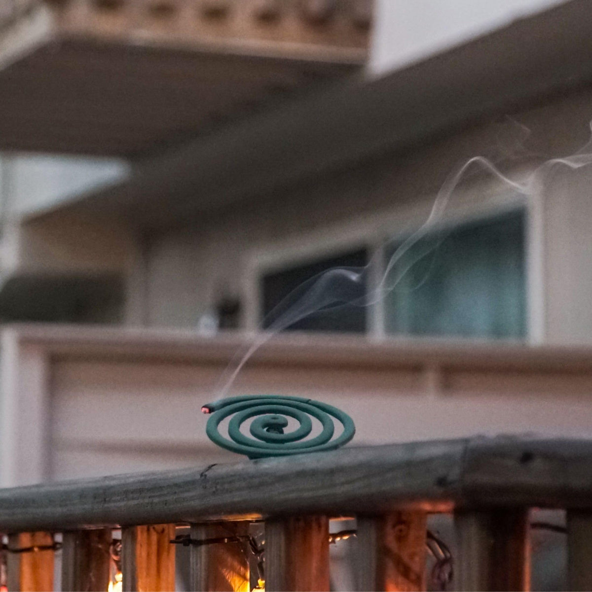 PIC Mosquito Repelling Coils used on a patio setup to reduce interruptions.