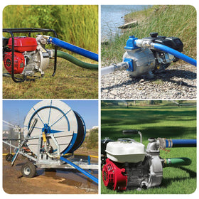 Picatu durable lay-flat hose ideal for pool drainage and irrigation tasks