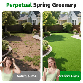 Pick For Life cut-to-fit grass to match spaces