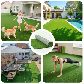 Pick For Life turf on patio and garden setup for versatile décor