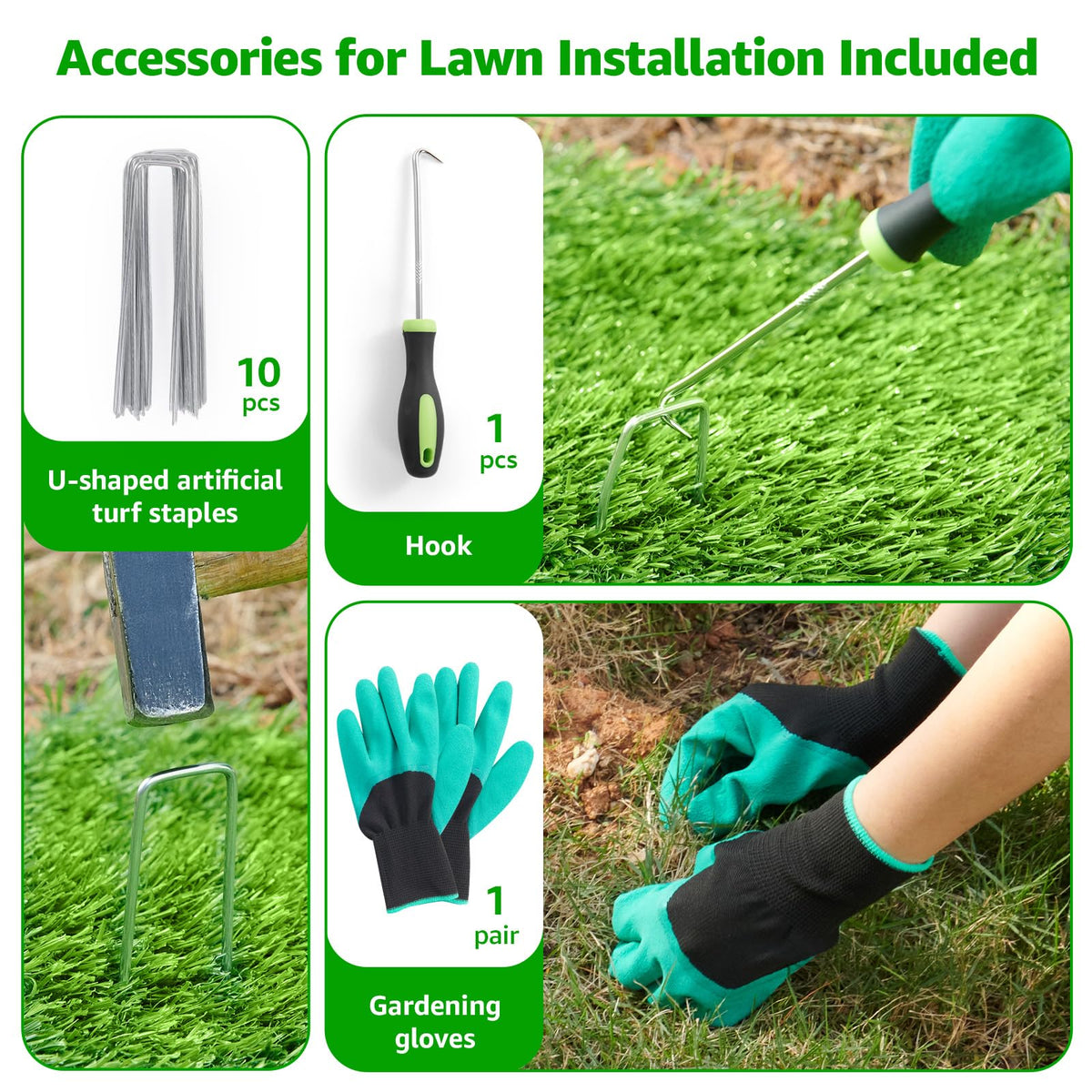 PICK FOR LIFE multi-purpose turf rug for patios and yards