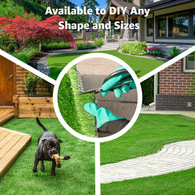 PICK FOR LIFE drainage holes in artificial turf help quick cleanup after spills