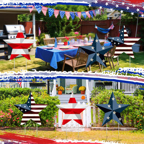 Pickmesh memorial day lawn decor adds festive curb appeal